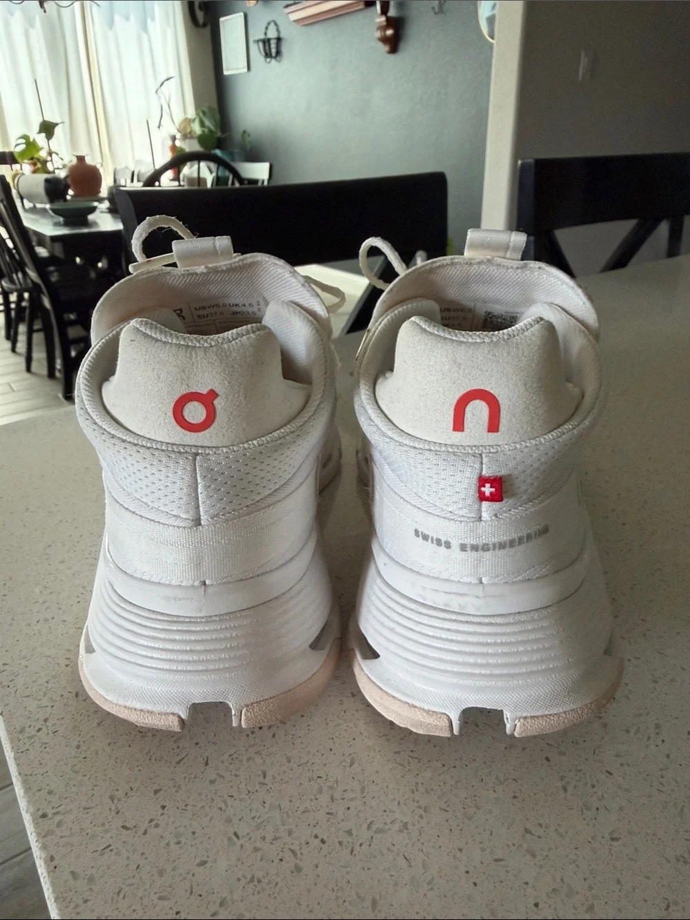 On Running Cloudnova 2 Sneakers Cloudtec White Gym Shoes 6.5